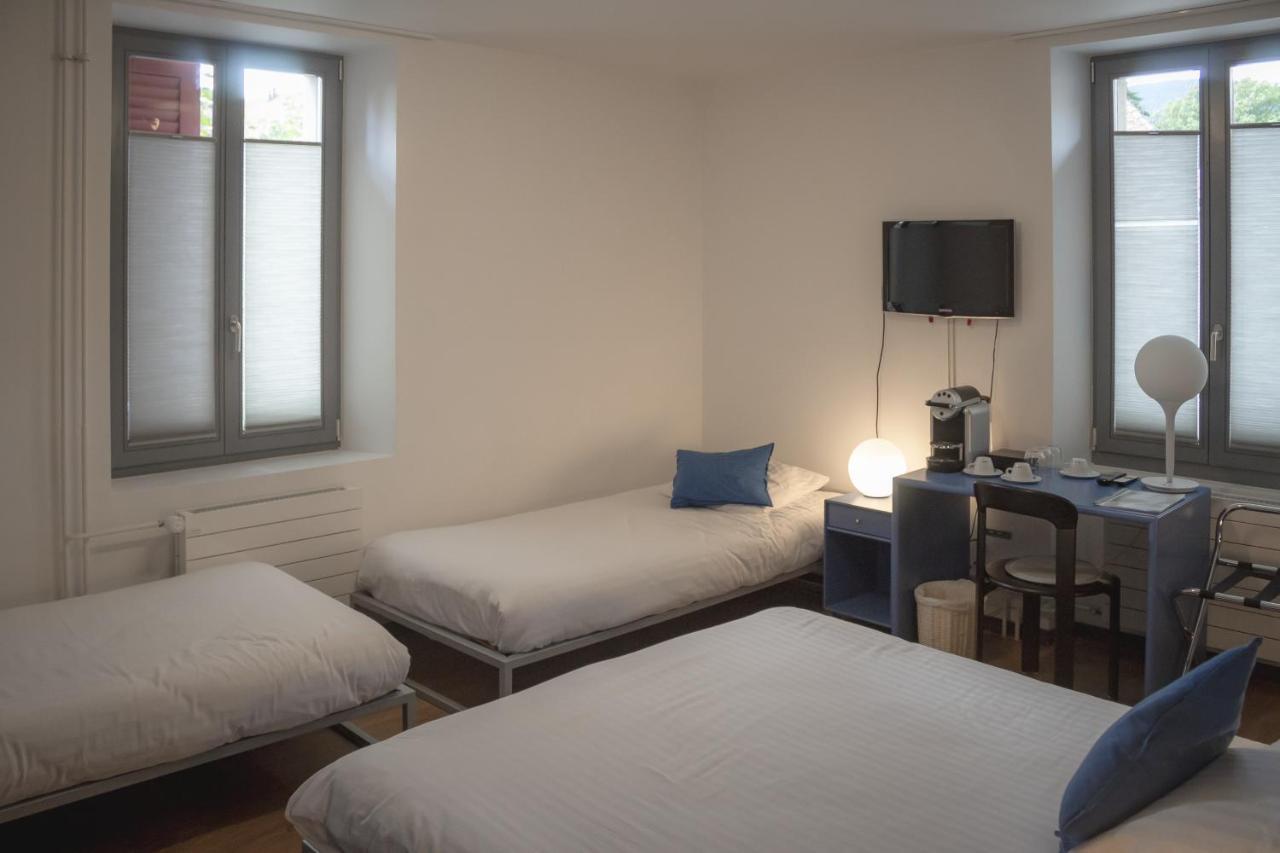 Au Boeuf Rouge Hotel Crassier Buitenkant foto